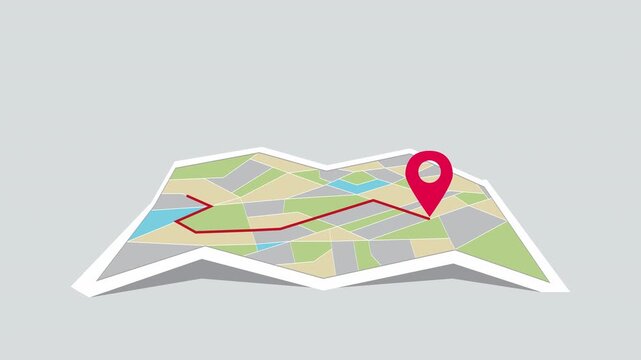 Route Animation to Destination on Map