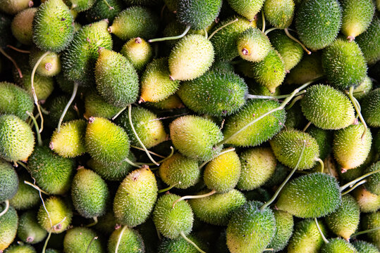 Exotic fruits on streer market, Sri Lanka