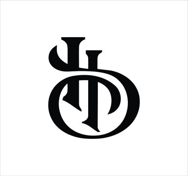chd ch cd hc hd h d c letter logo design. Minimal monogram emblem, classic style  Alphabet vector logo design. Premium Business logo, White background