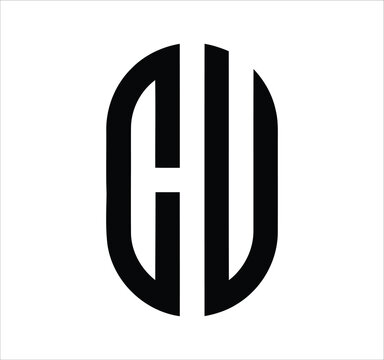 cv vc v c letter logo design. Minimal monogram emblem, classic style  Alphabet vector logo design. Premium Business logo, White background
