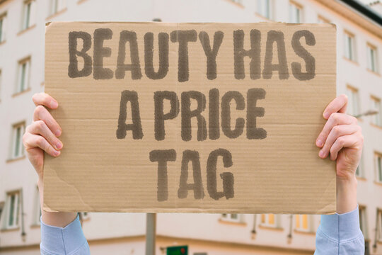"Beauty Has A Price Tag" Cosmetic surgery costs expose unequal access to appearance standards. BEAUTY. COST. SURGERY. ACCESS. UNEQUAL.