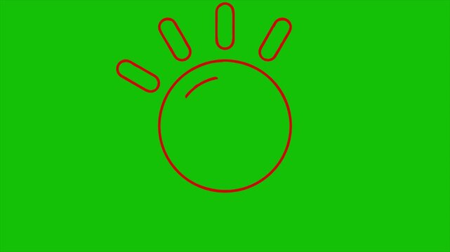 green hand holding a mouse cursor