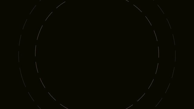 Minimalist gold circular loading animation