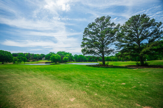 The land tells a story with every contour and slope, The Ch&acirc;teau &Eacute;lan Golf Club, Braselton, Georgia, United States of America