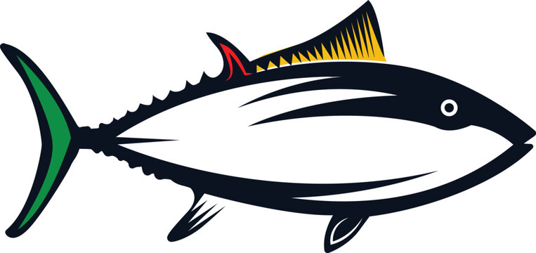 Tuna Fish Mascot Logo