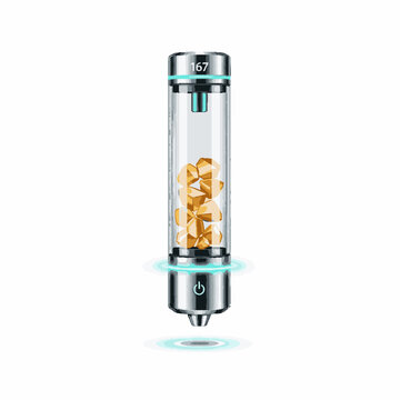 Electric Vape Device with Liquid.