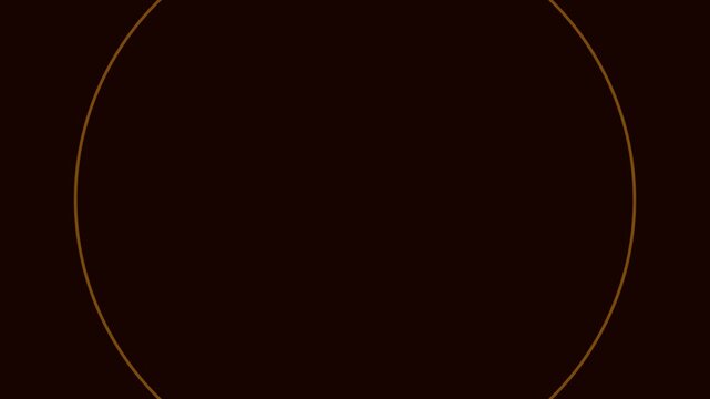 Minimalist orange circle loading animation