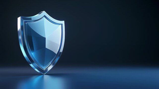 透明ガラスのセキュリティシールドが信頼性を象徴する先進防御コンセプト