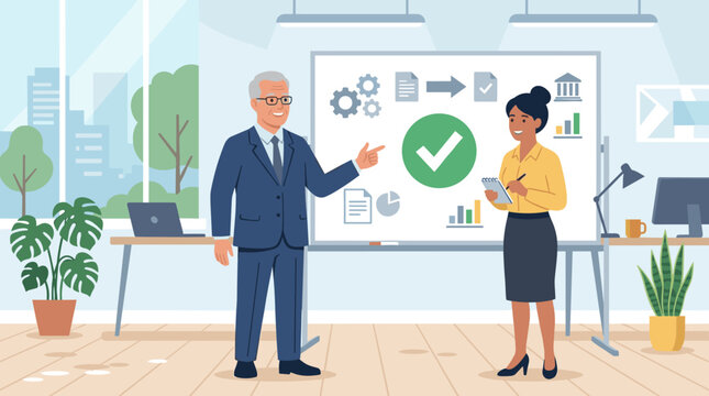 Business presentation strategies office meeting room infographic content professional environment engaging viewpoint