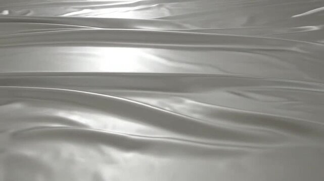 Smooth, flowing, reflective fabric creates elegant, abstract and luxurious background patterns