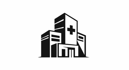 Fototapeta premium Medical Building Hospital Architecture Design.