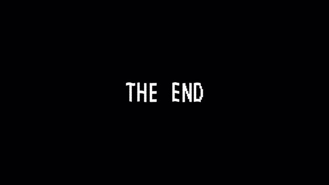 Phrase the end in white text on a black background. Suitable for social media posts, blog graphics, or website banners. Stylish and impactful design.