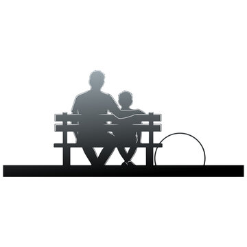 Super Dad Father&rsquo;s Day Vector Design with Bold Typography, Loving Family Theme, Hero Dad Illustration, Modern Flat Style, Perfect for T Shirt Print, Greeting Card, Poster, Social Media Banner, High Qu