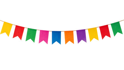 Obraz premium Festa Junina Flags Arc Shape Isolated