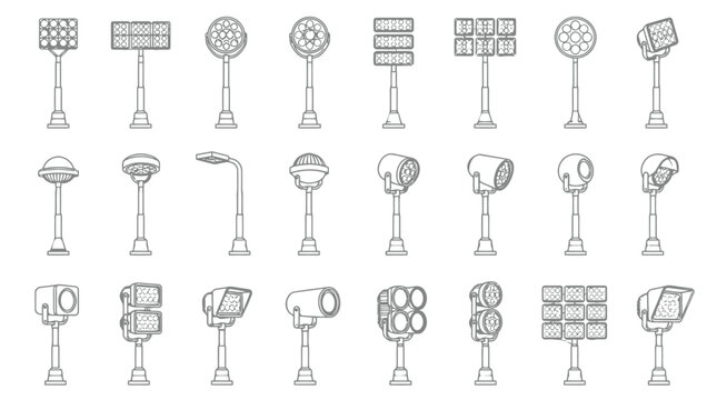 Stadium Floodlight and Stage Lighting Equipment for Sports Venue
