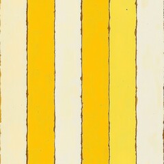 Naklejka premium bright vertical yellow and cream painted wooden planks with peeling edges and textured surface conveying a warm cheerful mood