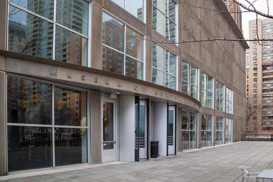 Chicago, Illinois, USA - March 29, 2022: Museum of Contemporary Art (MCA) in Chicago, Illinois, USA. 
