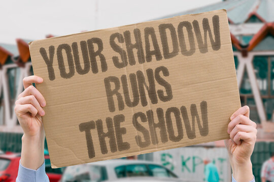"Your Shadow Runs The Show" Unconscious psychological patterns frequently override conscious behavioral intentions. SHADOW. UNCON. PATTERN. OVERRIDE. CONSCIOUS.