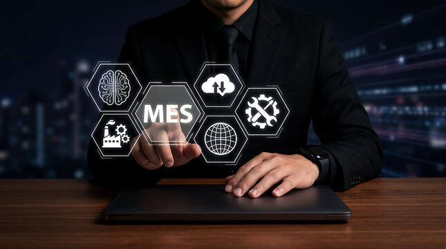 MES manufacturing execution system digital factory automation industrial tech