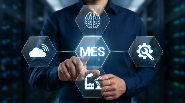 MES smart manufacturing execution system digital automation industrial network