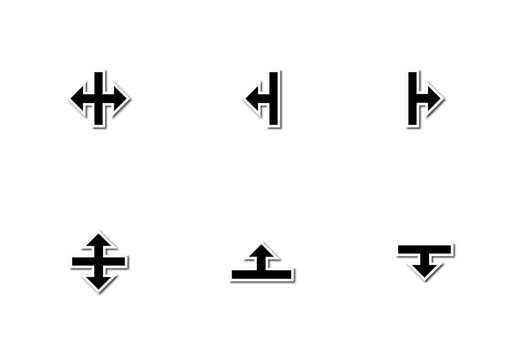 adjust arrows apple