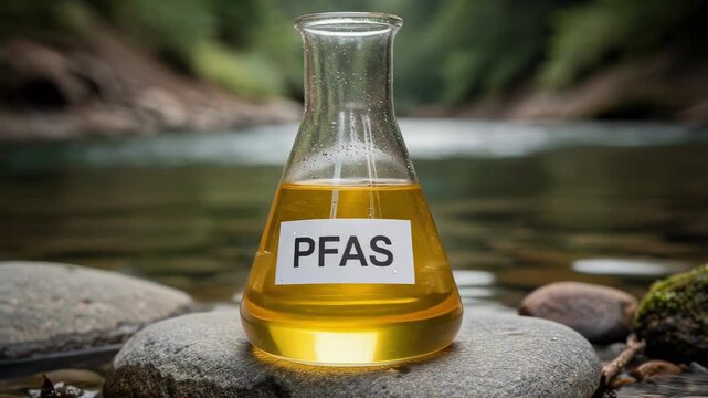 Scientists analyzing water samples to explore environmental contamination impacts and protect natural ecosystems