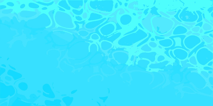 Abstract blue water texture with irregular shapes