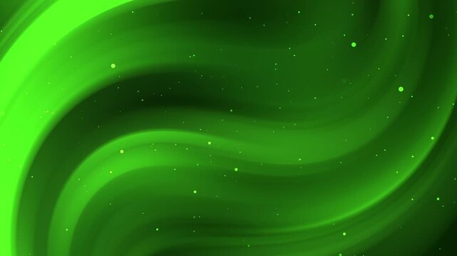 Dark green gradient background with a lighter green shadow, Suitable for digital designs, packaging, and web backgrounds. A versatile green abstract backdrop with swirling patterns and small dots.
