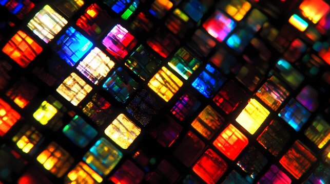 OLED Pixel Array​​ Texture​​​​​​​ poster background
