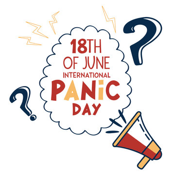 international panic day, panic, day, person, people, men, women, dangerous, fear, terror, dismay, awe, fright, alarm, consternation, funk, concern, worry, anxiety, disquiet, perturbation, icon, card