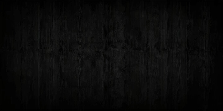 Dark vintage wood texture with a grunge brown surface and aged black board pattern creates a dirty wall backdrop for design
