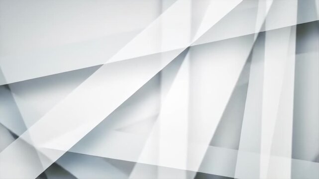 Abstract grayscale composition featuring intersecting lines and shapes