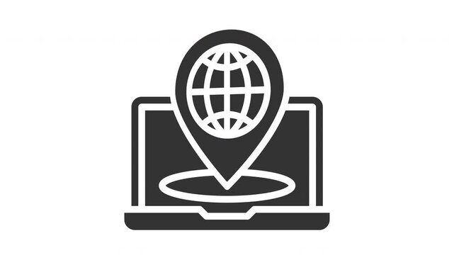 Animated ip address icon
