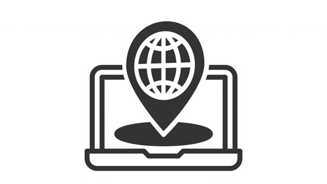 Animated ip address icon