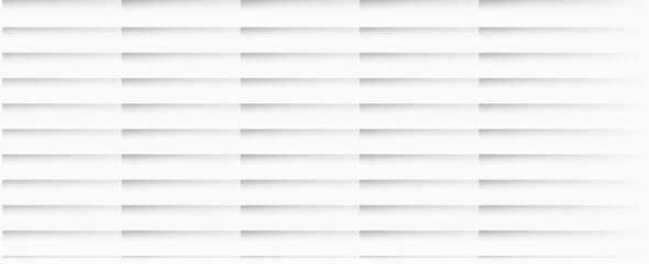 Naklejka premium Random rotated white rectangle boxes or bricks block background wallpaper banner template fade out with copy space, 3D illustration