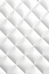 Naklejka premium White diamond tufted upholstery texture with subtle shadows