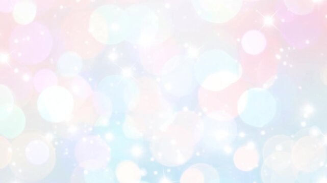 虹色の光の背景アニメーションループ