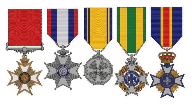 Collection of Military Medals and Decorations