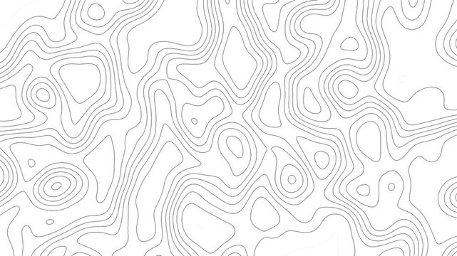 Topographic map contour lines abstract background