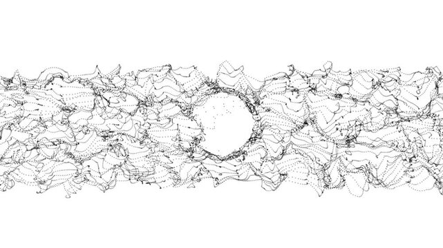 abstract floral background motion video. abstract line shape motion video.