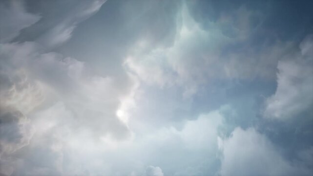 Chaotic Skies On The Background 38