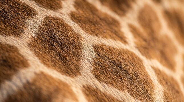Giraffe reticulated pattern