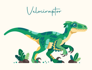 Fototapeta premium Velociraptor.eps