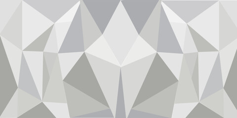 Fototapeta premium Gray triangular abstract background. Trendy vector illustration. modern