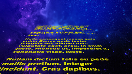 Space Perspective Crawl Text Title with Epic Scrolling Intro