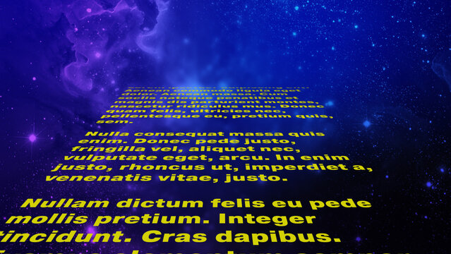 Space Perspective Crawl Text Title with Epic Scrolling Intro