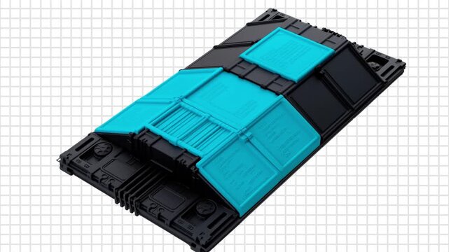 3Dプリントされた深海探査艇の制御パネルとアクアマリンのデータ表示