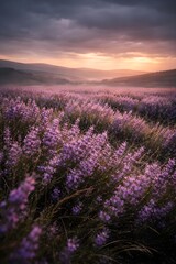 Obraz premium Lavender Horizon Breeze