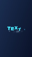 Vertical Fast Outline Neon Text Title for High Energy Mobile Video