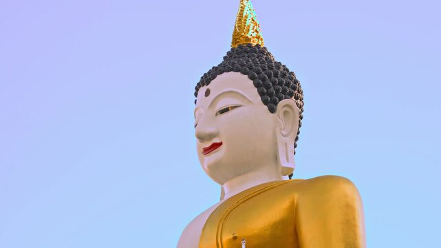 Buddha statue in the temple Wat Rajamontean in chiang mai thailande